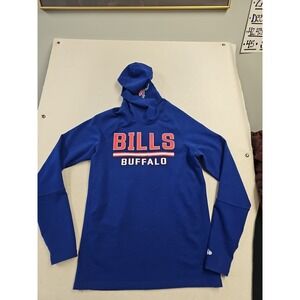 Buffalo Bills NFL FOCO Solid Gaiter Cowlneck  Hoodie Size Medium